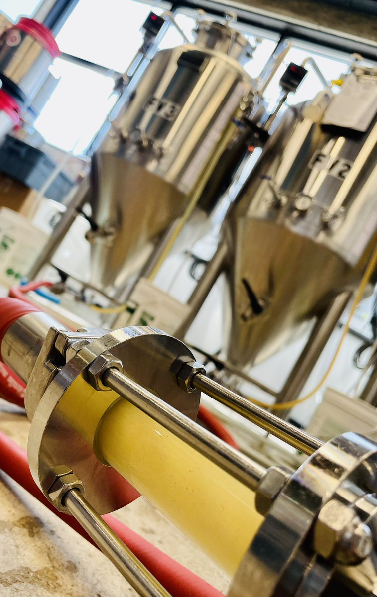 Our first Hefe is headed to the fermenter. Should be ready in a couple weeks. In the meantime, starting tomorrow we are now open on Tuesdays!