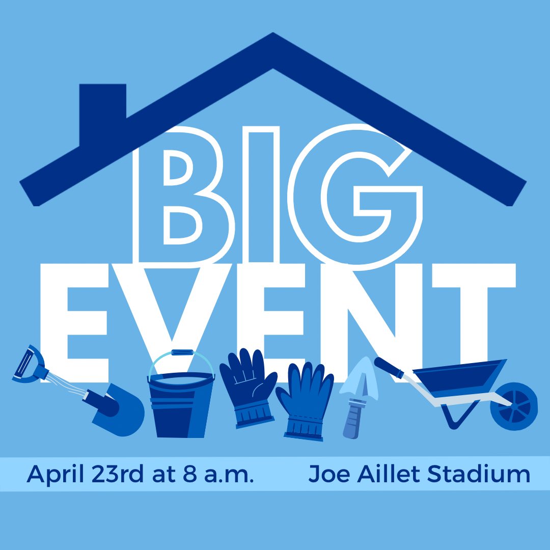 🏡Join us for community service and a tail waggin’ good time at BIG EVENT 2022!