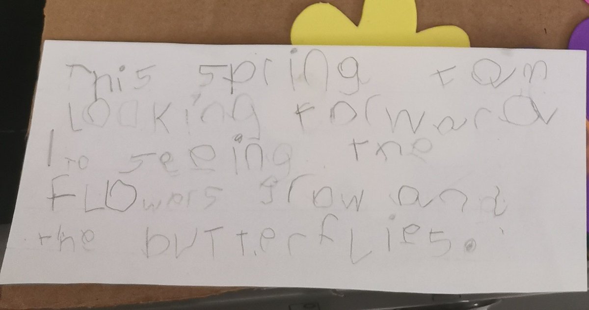 gemmalc_x's tweet photo. My babys home work, so proud on how she's getting on with her writing π πβ€οΈ #learningaboutspring #springtime π πππππ£π¦πππΉπΊπ»@RollinsonAshley https://t.co/pf2oZDHsD9