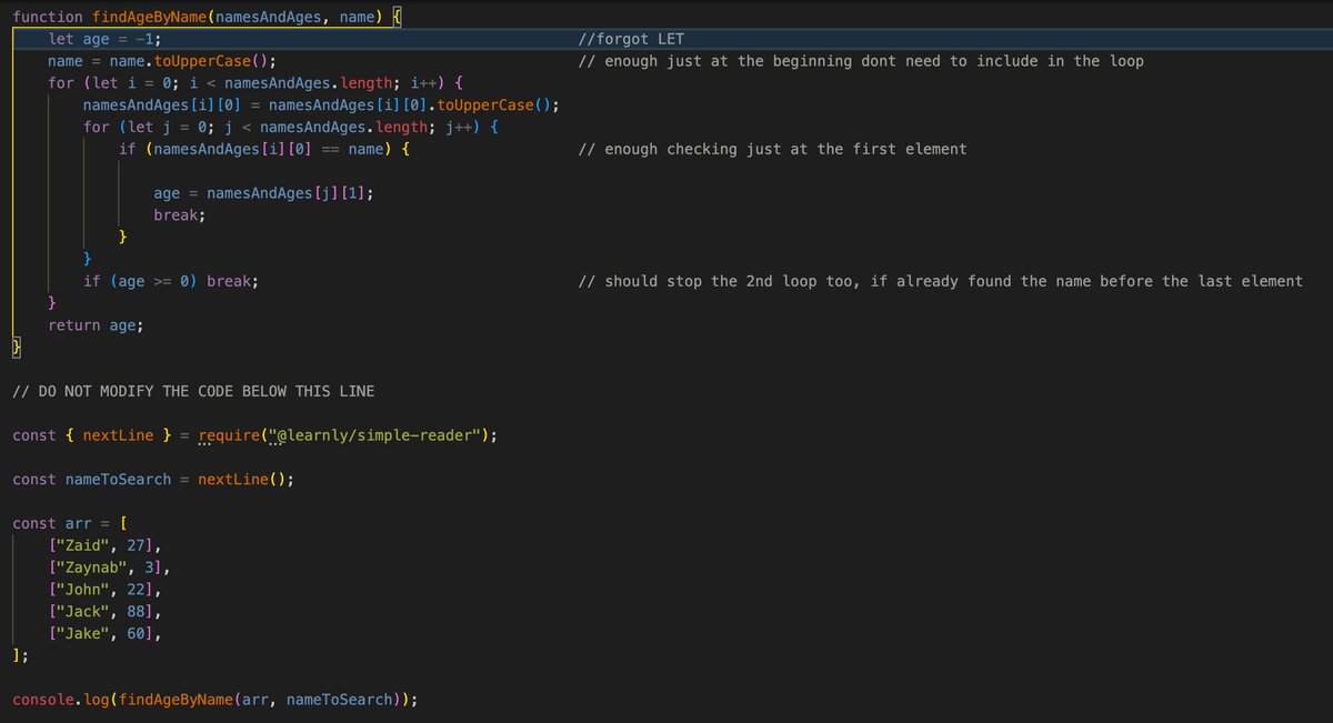 KormocziAdam's tweet photo. #Day53 wohooo!! 3 really creative exercises #LearnlyDev course about multidimensional arrays! 
☑️Sum of 2D arrays 
☑️Identity Matrix (that was really cool)
☑️search elements in 2D arrays 
@zqureshi_  thanks for the helpful corrections! i commented those lines 
#100DaysOfCode https://t.co/GXd6iiRtbw