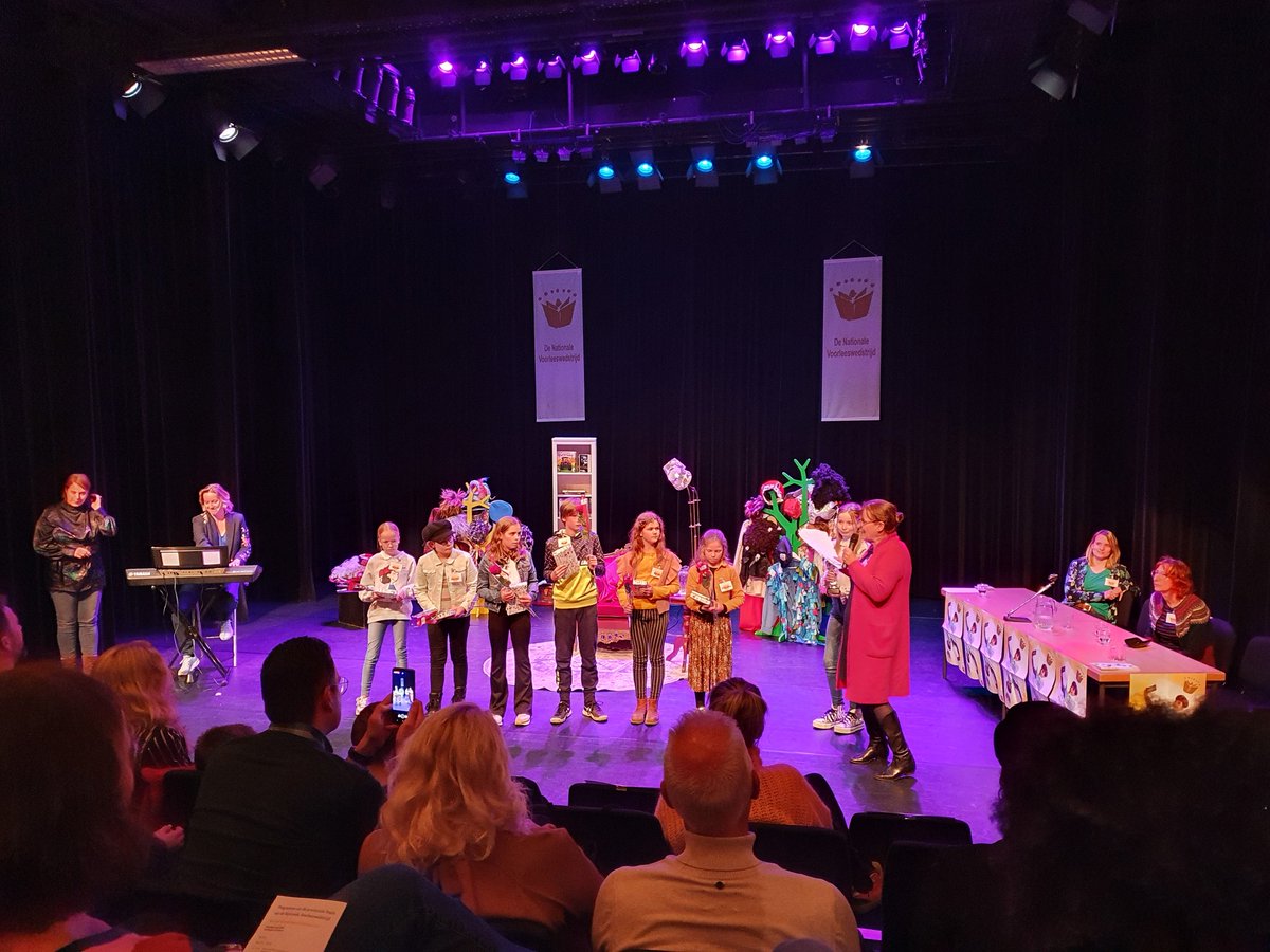 Terecht jurycommentaar! Rachel wist ontspannen voor te lezen uit een leuk en onbekend boek. Helaas niet de winnaar van deze ronde. Ze is en blijft wel de voorleeskanjer van 2022 bij @BiebNoordVeluwe