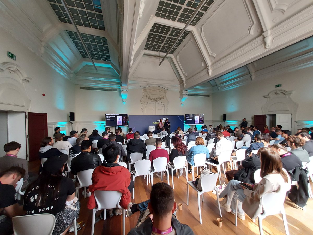 NFTPlazas's tweet photo. The first day at the @NFCsummit is coming to an end!! We are so pumped! Can’t wait to do it all again tomorrow!

#NFTs #NFTcommunity #Web3 https://t.co/qqzlcS278m