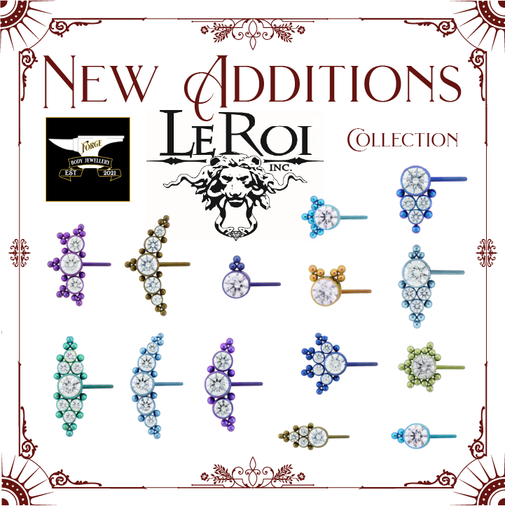 Forge_Jewellery's tweet photo. 🤩⚜😲 LeRoi? 150 New Products? Jewellery up to 0G? 😍⚠😲
We have been hard at working bringing you yet another catalogue expansion. This time its the phenomenal LeRoi Inc.
https://t.co/IAKNIsjuux
#LeRoiINC #bodyjewelry #bodyjewellery #customorders #titaniumjewelry https://t.co/39A0u8e4Ox