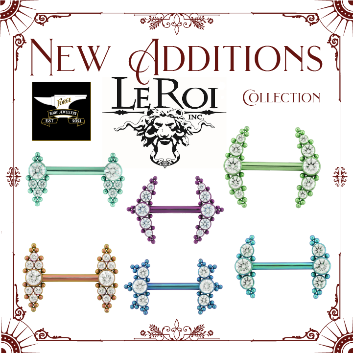 Forge_Jewellery's tweet photo. 🤩⚜😲 LeRoi? 150 New Products? Jewellery up to 0G? 😍⚠😲
We have been hard at working bringing you yet another catalogue expansion. This time its the phenomenal LeRoi Inc.
https://t.co/IAKNIsjuux
#LeRoiINC #bodyjewelry #bodyjewellery #customorders #titaniumjewelry https://t.co/39A0u8e4Ox
