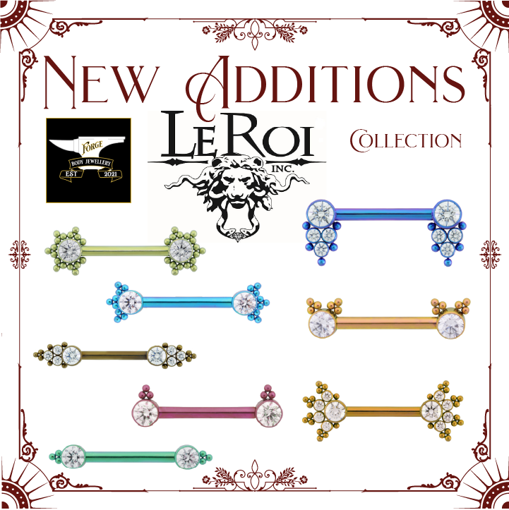Forge_Jewellery's tweet photo. 🤩⚜😲 LeRoi? 150 New Products? Jewellery up to 0G? 😍⚠😲
We have been hard at working bringing you yet another catalogue expansion. This time its the phenomenal LeRoi Inc.
https://t.co/IAKNIsjuux
#LeRoiINC #bodyjewelry #bodyjewellery #customorders #titaniumjewelry https://t.co/39A0u8e4Ox