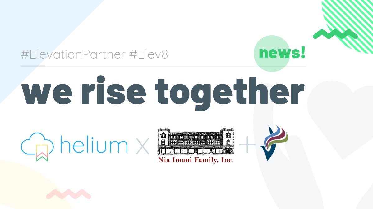 heliumbooks's tweet photo. ๐ New #ElevationPartner Alert! ๐
For the entirety of the NEXT THREE MONTHS, every dollar (no foolin'!) you spend with Helium Books translates into direct donations to a new, exciting cause, in accordance with our #Elev8 giving strategy... https://t.co/GbuJhe92ZL