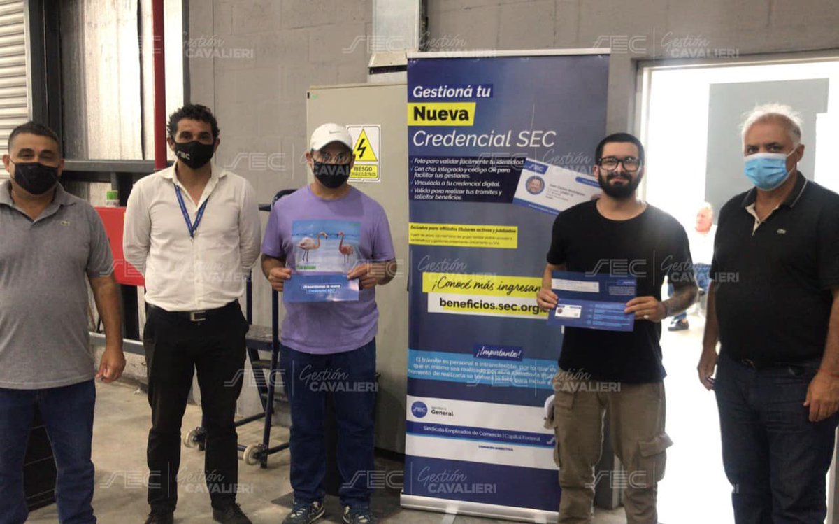 MGonzalezSEC's tweet photo. ¡Continuamos visitando a los/as trabajadores/as en sus puestos de trabajo para gestionar la nueva Credencial #SEC! 

Estas semanas visitamos Sullair, Potigian, Target, TMT, Jukebox, BaPro, Ducit y Finaer ¡Mirá todas las fotos en nuestras redes! 

https://t.co/1VUc0pYtu4 https://t.co/b2wDJeseJ9