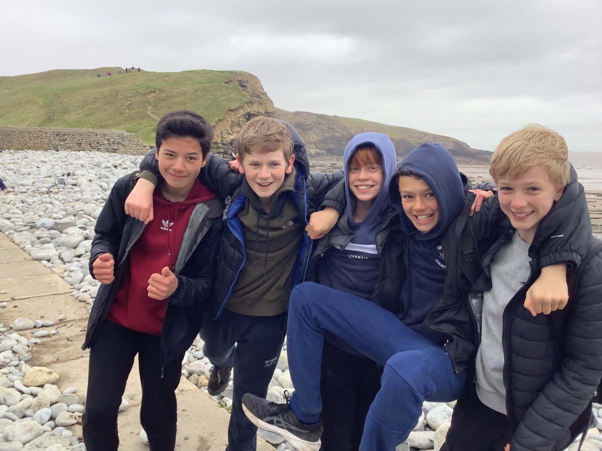 GeographyWhizz's tweet photo. Over 100 Year 9 pupils were busy collecting data at the coast today. 🌊They say it’s not geography fieldwork without a bit of rain and wind! 💨🌦Great  effort  from  all  😊👏🏼 @BGSBristol #proudtobeBGS https://t.co/oUl64edDwB