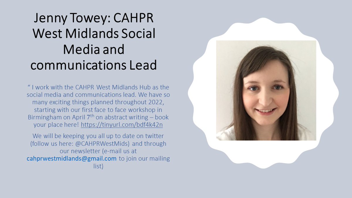 Meet our team! Introducing @liver_dietitian :Jenny is a specialist dietician, & HEE/NIHR Pre-doctoral Clinical Academic Fellow. She is Social Media/Comms lead for @CAHPRWestMids & member of the The European Association for the Study of the Liver (EASL) Nurses & AHP task force. https://t.co/uEjN4oBIGw