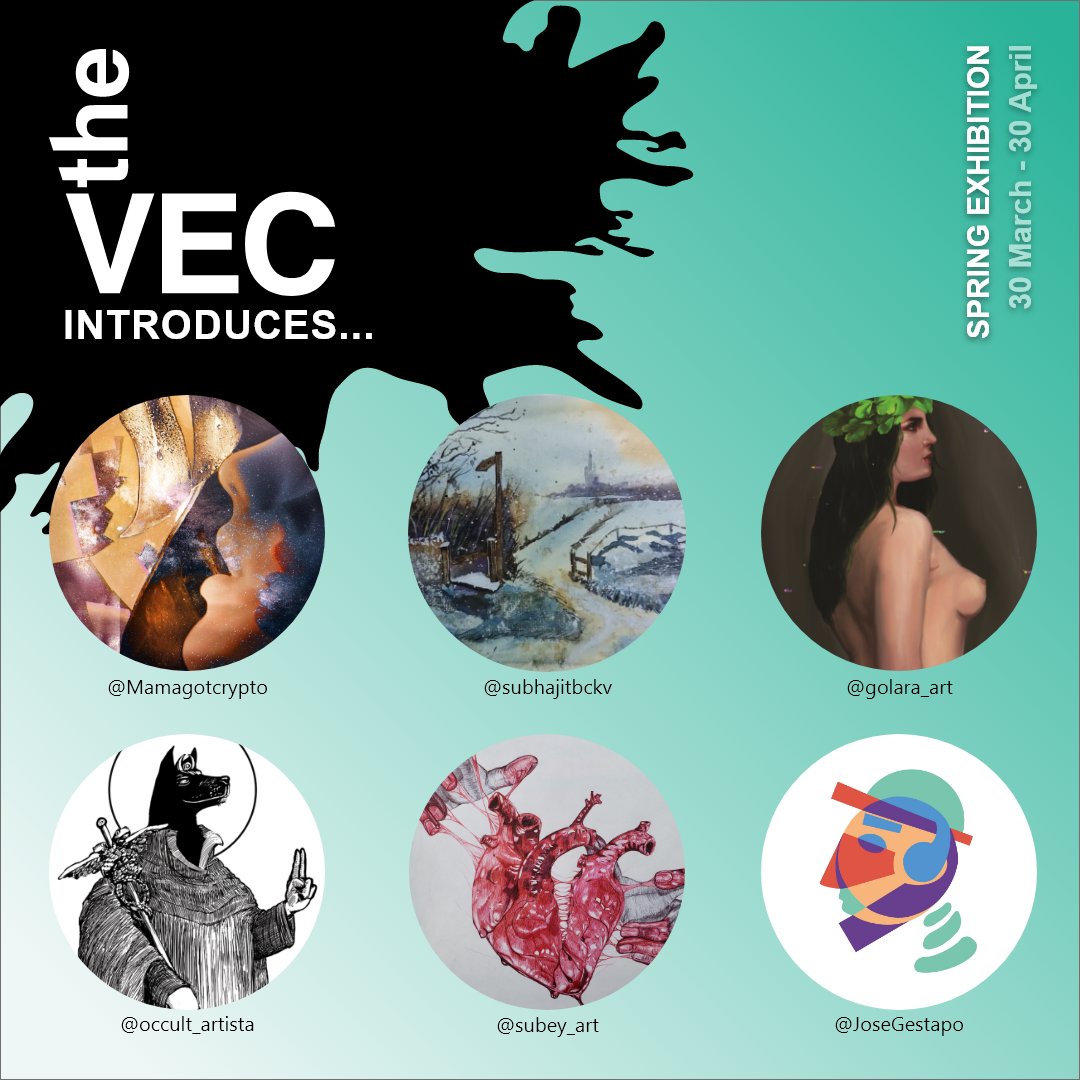 TheVECentre's tweet photo. Have you visited the VECentre yet? Go check out our exhibit centre and the artwork of @Mamagotcrypto @subhajitbckv @golara_art @occult_artista @subey_art @JoseGestapo https://t.co/nBVDQhc5G0