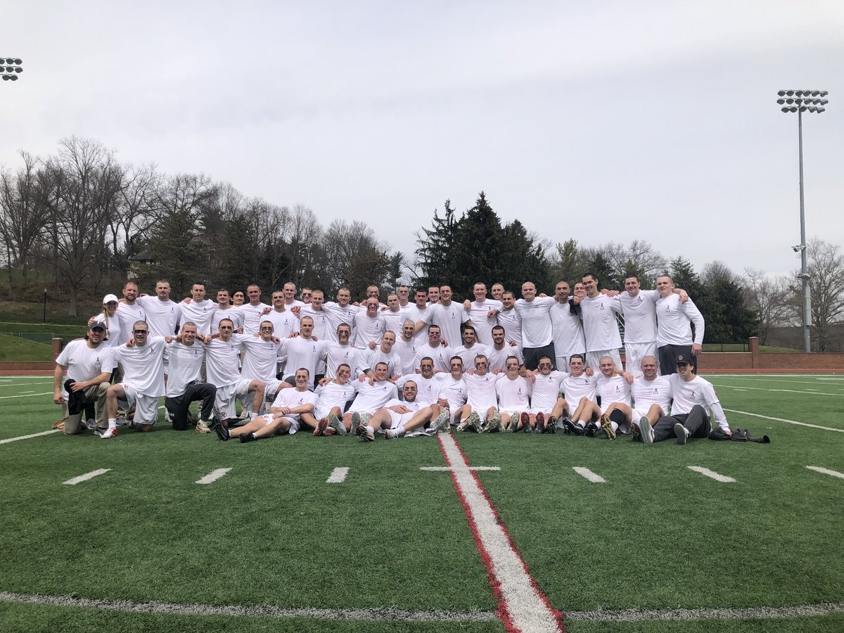 DenisonLacrosse's tweet photo. What a weekend! Huge conference win, we helped raise over $20,000 for the Pancreatic Cancer Action Network in honor of the late Andy Bailey ‘86, and 49 team members shaved their heads to raise $1,000 each for The Hope Street Foundation. Thank you all for your generosity. GBR! https://t.co/9xdOCOFsIF