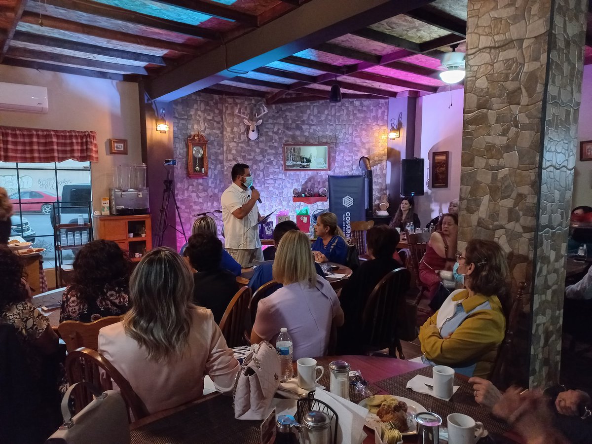 Plática motivacional dentro del marco por el Día Internacional de la Mujer organizada por Comisión CoparmexmujeresSlrc <a href="/coparmexsanlui1/">coparmexsanluisrc</a>