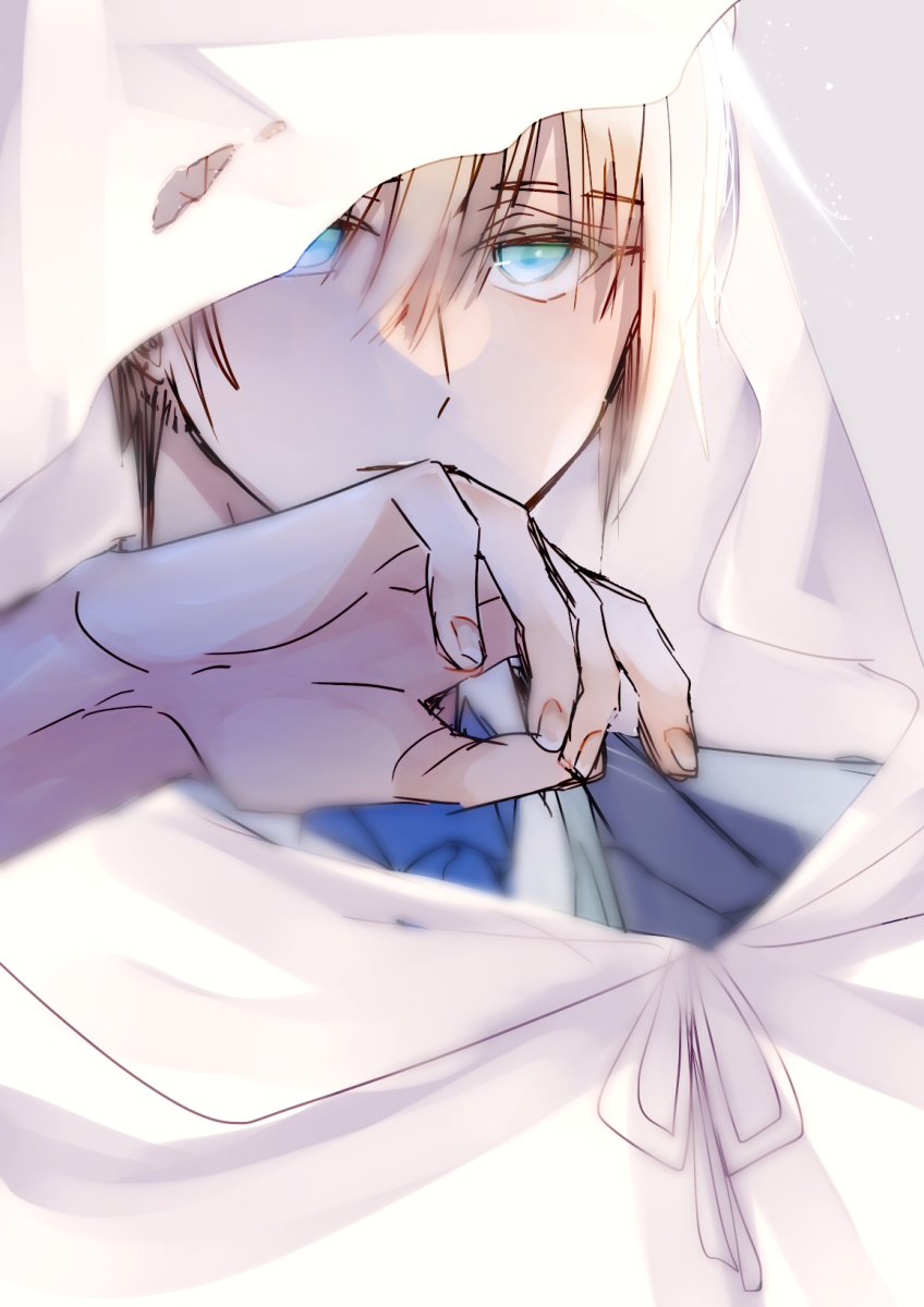 「んばの手が意外とごつくて全体的にかたそうだといいなあ～～～～～～～～って絵です(」|ぬのイラスト