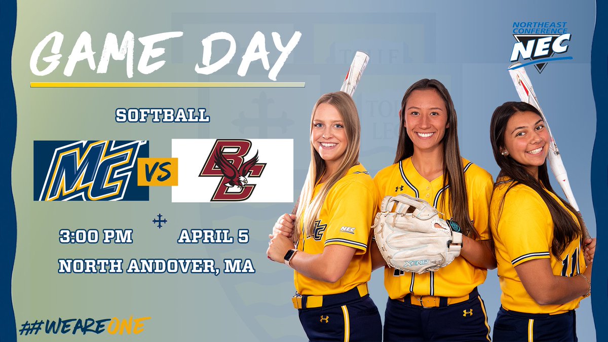 MerrimackSB's tweet photo. Set for a big midweek tilt! 💪

🏠 Martone-Mejail Field
📍 North Andover, Mass.
🆚 @BC_Softball
🕒 3 p.m. 
💻https://t.co/HnVMBn5TBP
📊 https://t.co/ssDDaSjxt2

#GoMack https://t.co/grxuYk5Ljw