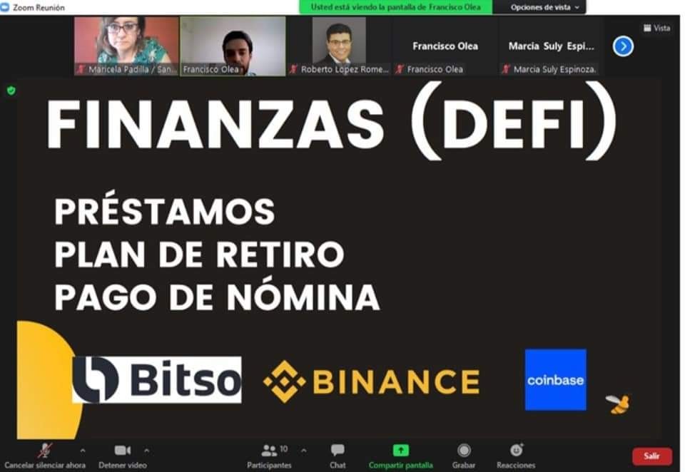 Recientemente Socios <a href="/coparmexslrc/">Coparmexslrc</a>  recibieron un curso informativo virtual con interesante y tema actual "Entendiendo la tecnología Blockchain y las Cryptomonedas", el cual fue expuesto por Ing. Francisco J. Olea Lugo de Empresa Apinae Digital 🪙
#Capacitaciones #SeSocioCoparmex