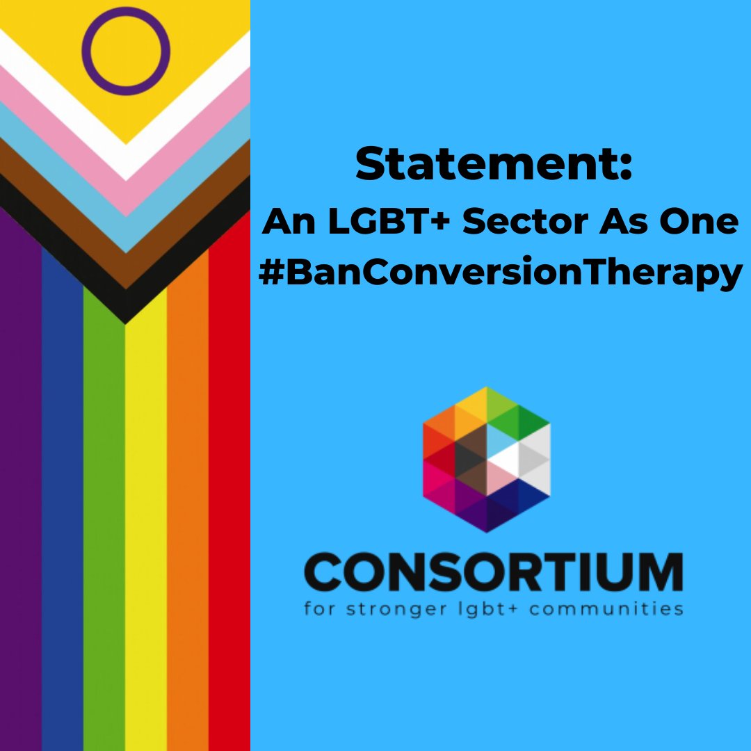 120 LGBT+ &amp; ally orgs now supporting the statement to withdraw from the international conference &amp; condemn UK Government inaction over conversion practices. True solidarity across the sector. We are as one. #TransRightsAreHumanRights #BanConversionTherapy 
consortium.lgbt/banconversiont…