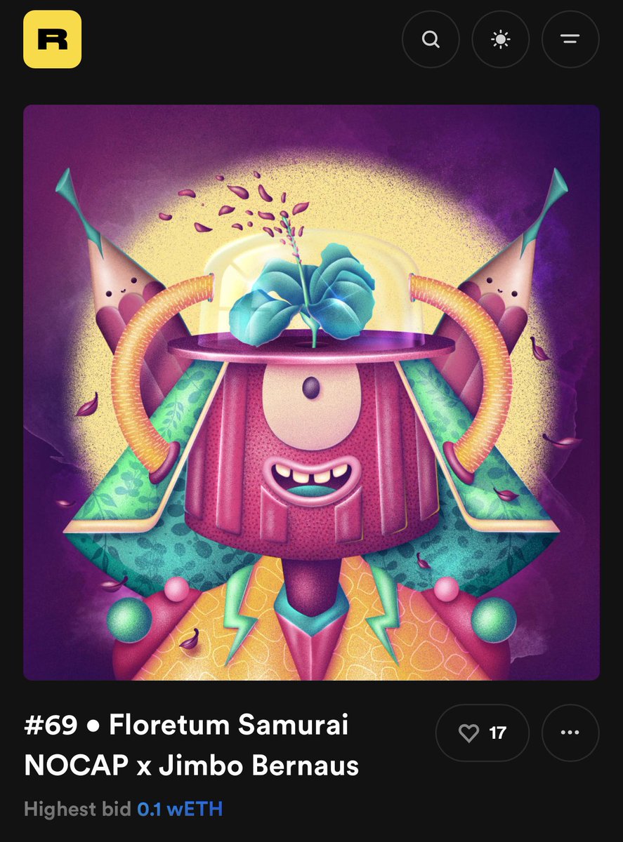 And ONCE AGAIN thanks to ⁦<a href="/Mael_Maxime/">Mael & Max</a>⁩ for your bid❤️ would adore for you to get this piece!!! 

#nftdrop #nftart #nftartist #nftcommunity #nft