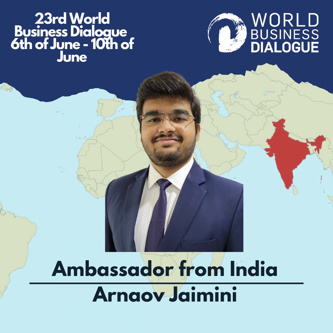 🥁This time we introduce you to Arnaov Jaimini, who represents us in India.

YOU want to join our conference and profit from chances to meet and interact with inspirational thinkers &amp; leaders?💯🙌

🗣️ Follow the Link in our bio!

#wbdaroundtheworld #conference #networks