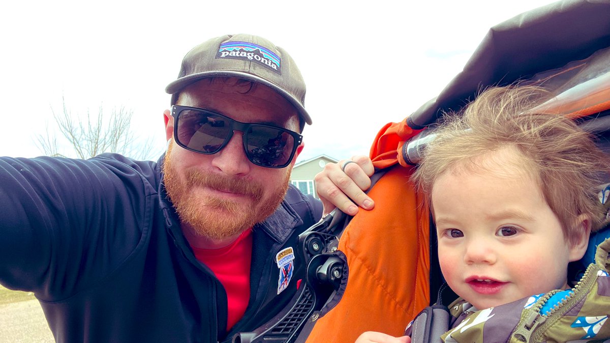 RCRBuck's tweet photo. Afternoon stroller push! 🏃‍♂️🏃‍♂️🏃‍♂️

#running #fitness #strollerrun #bedhead #parenting #workout https://t.co/a4HjX9ozfZ