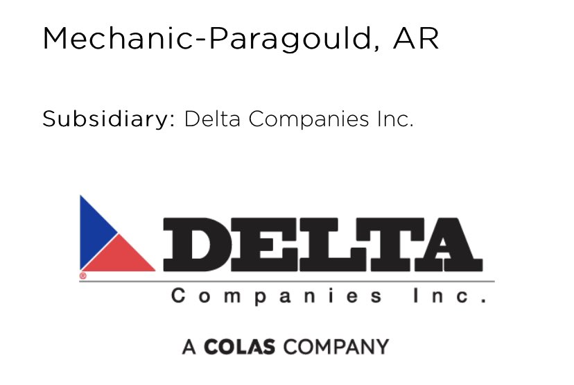 We have an opening for a Construction Equipment Mechanic based at Paragould, Arkansas.

Learn more and apply online at careers.colasjobs.com/job/Paragould-…

#Mechanic #careers #jobs #Arkansas #Paragould #DeltaCos #hiringNOW #EquipmentMechanic #CareersInConstruction #ConstructionCareers