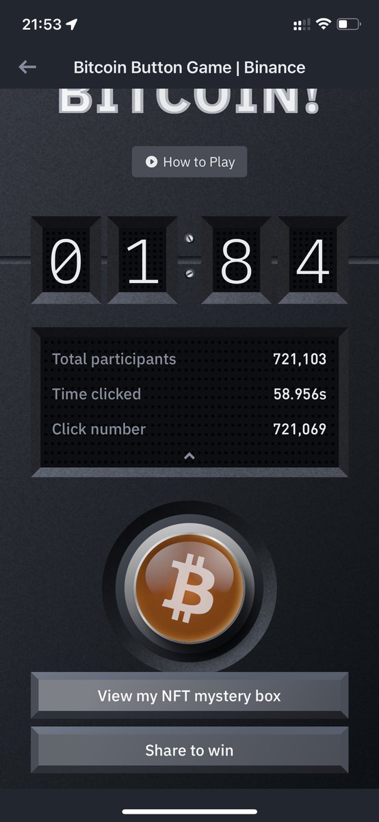 HansMurday's tweet photo. #BitcoinButton and #Binance https://t.co/0a7qO8SFkI
