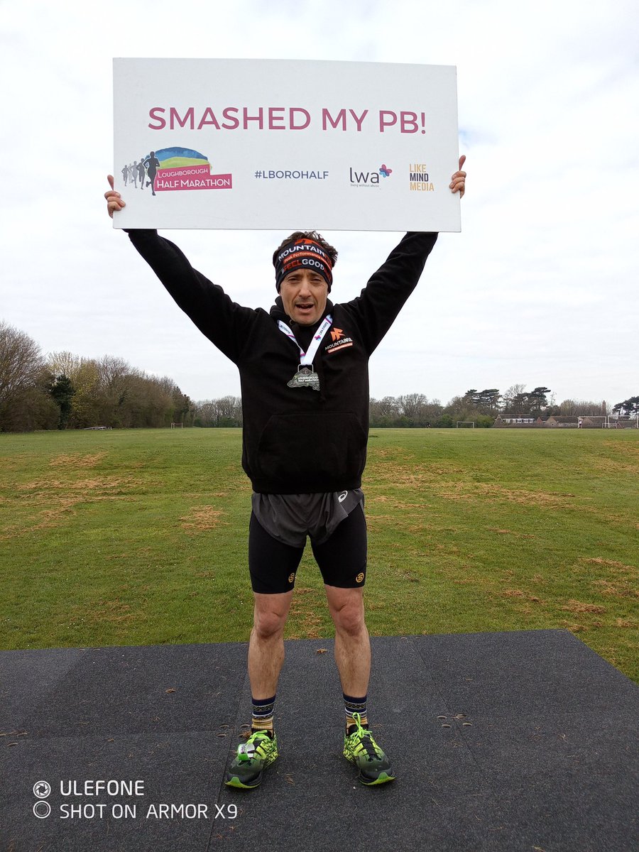 TPRunCoaching's tweet photo. A huge 6min PB for Adam this weekend in the Loughborough Half, a fantastic achievement! #halfmarathon #loughboroughhalfmarathon #highpeakrunning https://t.co/IoLsmXh6cn