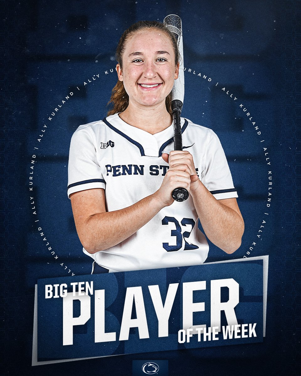 Video Game Numbers 🕹️

After a massive week at the plate and 4-0 record, <a href="/ally23kurland/">Ally Kurland</a> is your Big Ten Player of the Week!

🔗: gopsusports.com/news/2022/4/4/…