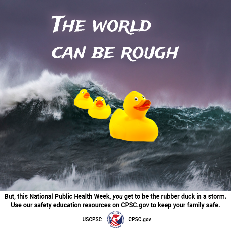 US Consumer Product Safety Commission on Twitter "It's National Public