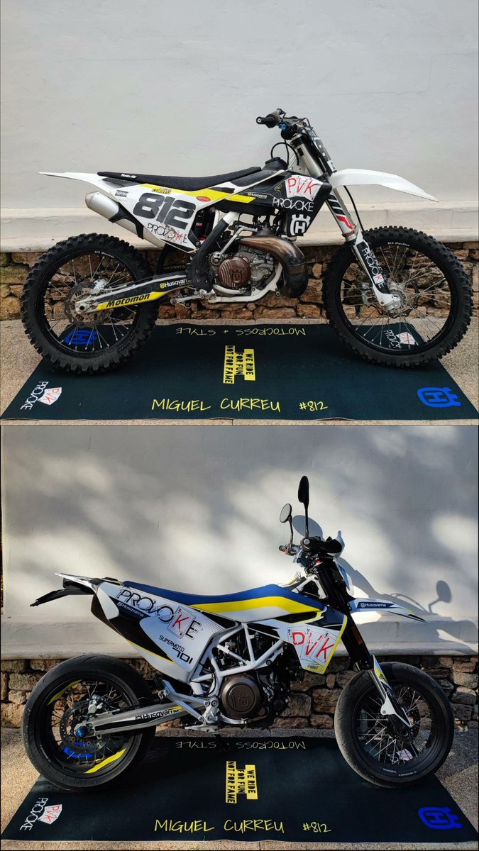 ProvokeBrand's tweet photo. #Motocross o #supermotard ?
😜🔥 https://t.co/9orPIsnN20
