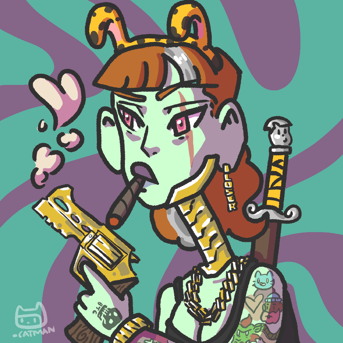loserclubreborn's tweet photo. Win this Rogue Loser #5: The Mecha Baddie 🔫

HOLDERS ONLY - Jump into the discord, enter to win in the loser-giveaway channel! Winner picked in 24 hours! https://t.co/jb3e93TGHy