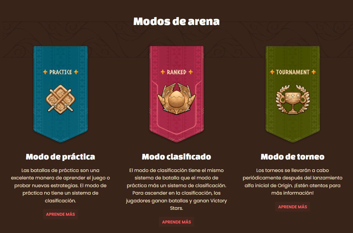 AxieInfinity_ES's tweet photo. Nuevos Origin Leeks 👀🔥 por @axie_tech ✅
¡Nuevos modos de Arena! Práctica, Clasificación y Torneo. ¿Qué son las estrellas de Victoria, el espíritu ronin, stamina y la esfera challenger? 

Abrimos hilo 🧵👇 https://t.co/JBWG5xS6Xc