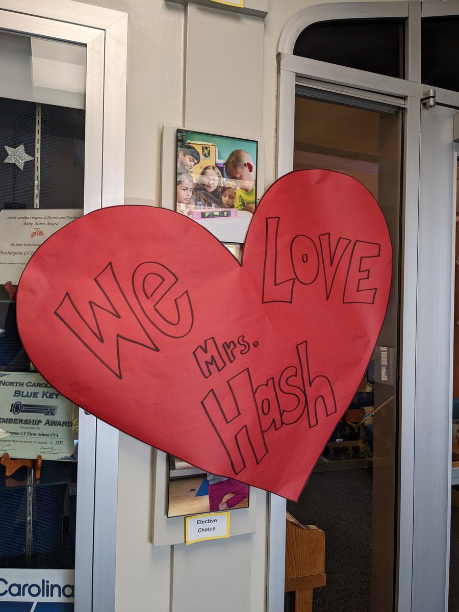 I feel very loved indeed! A big thank you to everyone who showered me with appreciation today. It is all of you who help make this library a home! And ever since joining <a href="/GTWizards1/">Washington GT Magnet</a> I have been home! #WCPSSLovesOurLibraries