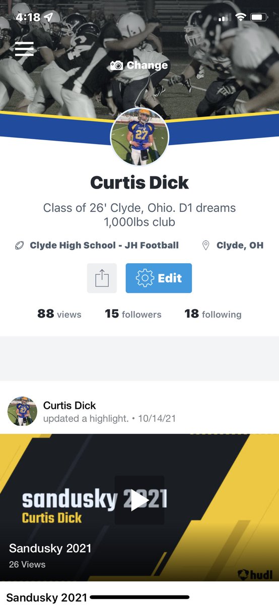 show the hudl some love hudl.com/profile/134959…
