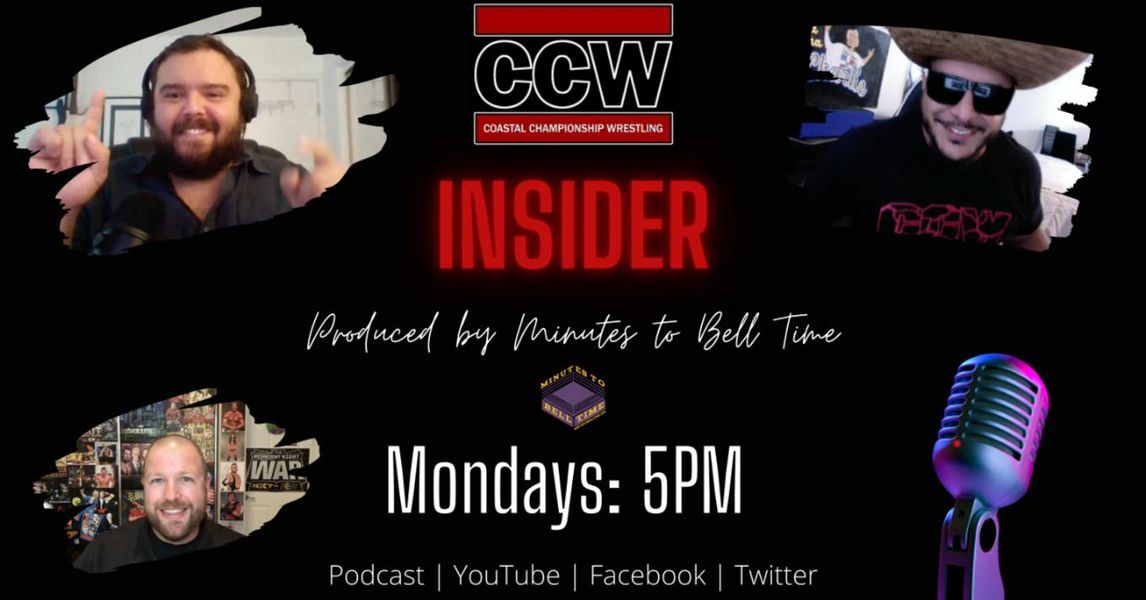 CCWAliveTV's tweet photo. The #CCWInsider Podcast Produced by @minstobelltime debuts in just 30 minutes!

Click below, subscribe and set a reminder!

We've got CCW Executive Director @Neldeezy and CCW Champ @ItsChaChaTime with @Ryan_E_Joy talking all things #TheLastTerritory!

https://t.co/UU3WvpDBPy https://t.co/a03U3HLusz
