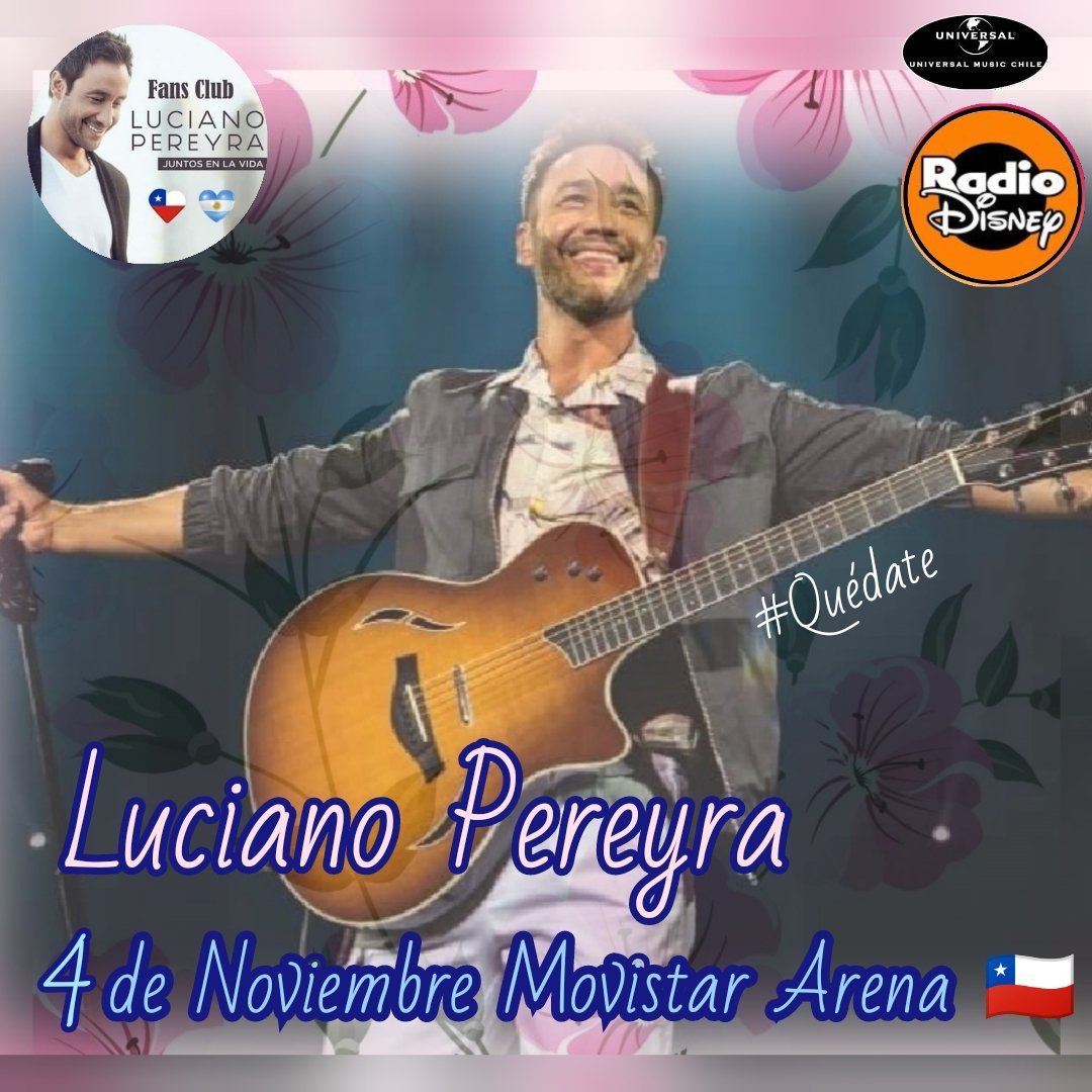 PaolaDazlvarez1's tweet photo. Lindo inicio de semana 🌻 🍀 😊 
@RadioDisneyLA @RadioDisneyCHL @radiodisney
Y que no falte la canción #Quedate 🎶de @LucianoPereyra💞💞 y @alexoficial 
Somos @Juntosenlavida 🇨🇱🇦🇷
Saludos 
@NicoGaribotti 
@bizarrolivecl  @UMusicChile 🙌🍀☺☺☺🙌🙌🙌☺☺ https://t.co/TqS7yqgKsJ