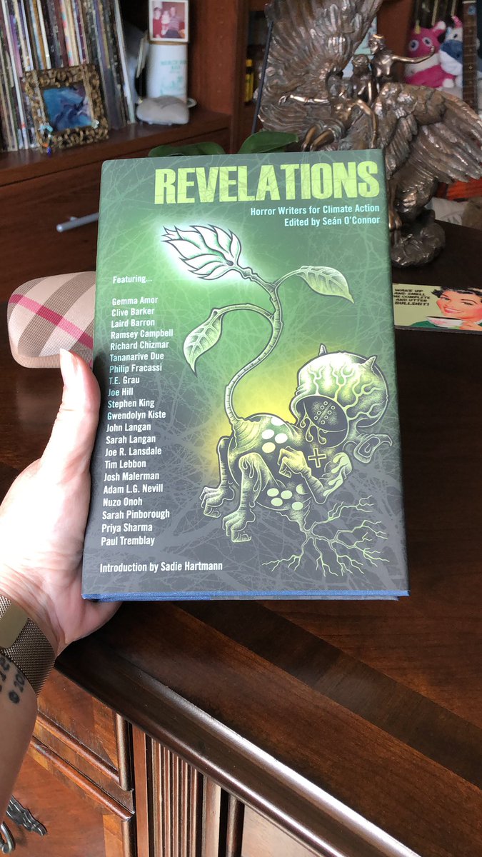 Jenn_Cooksey's tweet photo. Look what came in the mail today! To be honest, I forgot I’d preordered it, but thrilled that I did and I’m excited to dig in, but not until I get some of my own writing done today. Reading it will be a reward for at least attempting to be productive. #BookMail #ClimateAction https://t.co/Y3Piy04S9O