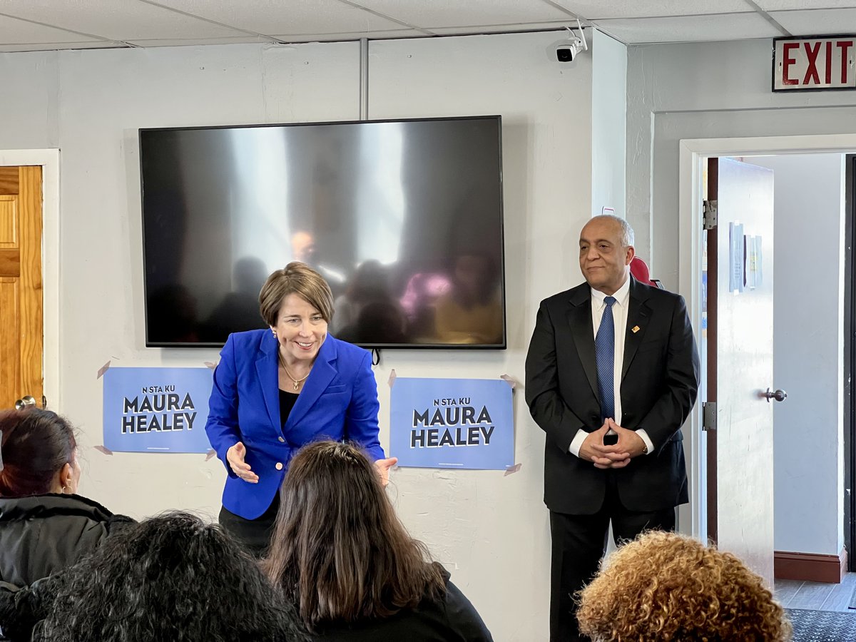 maura_healey's tweet photo. Thank you to Councilor Moises Rodrigues &amp; Phyllis Ellis of the NAACP for hosting our meet-and-greet at the @CVAssociation today. The Cape Verdean Association has been a lifeline for Brockton's immigrant community throughout the pandemic, and I'm so grateful for their hard work. https://t.co/06pskofSv8