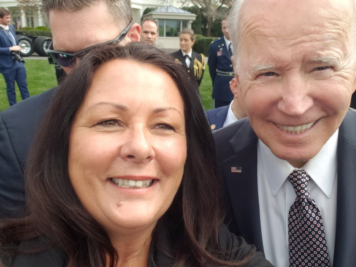 That's ME! Today at the <a href="/WhiteHouse/">The White House</a> with <a href="/POTUS/">President Donald J. Trump</a> during the Biden Trucking Action Plan event #truckdrivers #trucking
