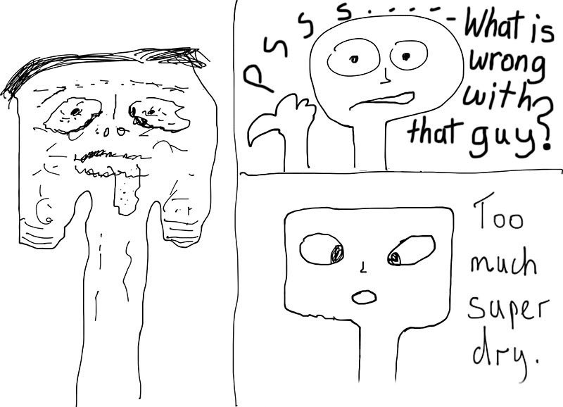 mxmcomic's tweet image. mxmanners.com/mxm0021
“Super Dry”