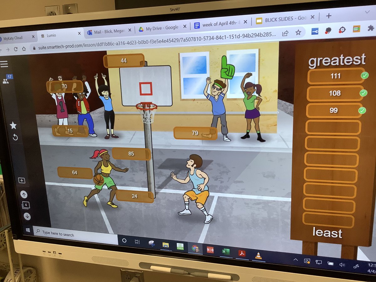 techwithtodd's tweet photo. 1st grade is learning how to order numbers from greatest to least &amp; vice versa.  Need help creating activities for your SMART Board and/or devices?  SSE, KE, RKE, JHE, WCE, sign up here: https://t.co/lq1IO4k2xH 
#techwithtodd @leslieg1018 @kedatadiva @Guajardo_JHE https://t.co/6wKZq1jhVQ
