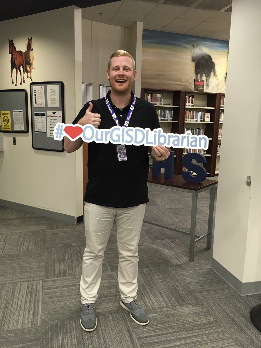 What a sweet start to National Library Week! @GISDReads <a href="/GISDTLD/">Teaching & Learning Development</a> @GISDEffect <a href="/SHS_Mustangs/">Sachse High School 🎓</a>