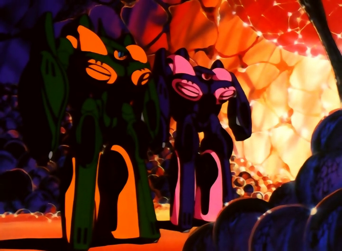 RobotechNews's tweet image. Sera and Corg prepare for their first mission. 

#Robotech #80s #MOSPEADA #anime