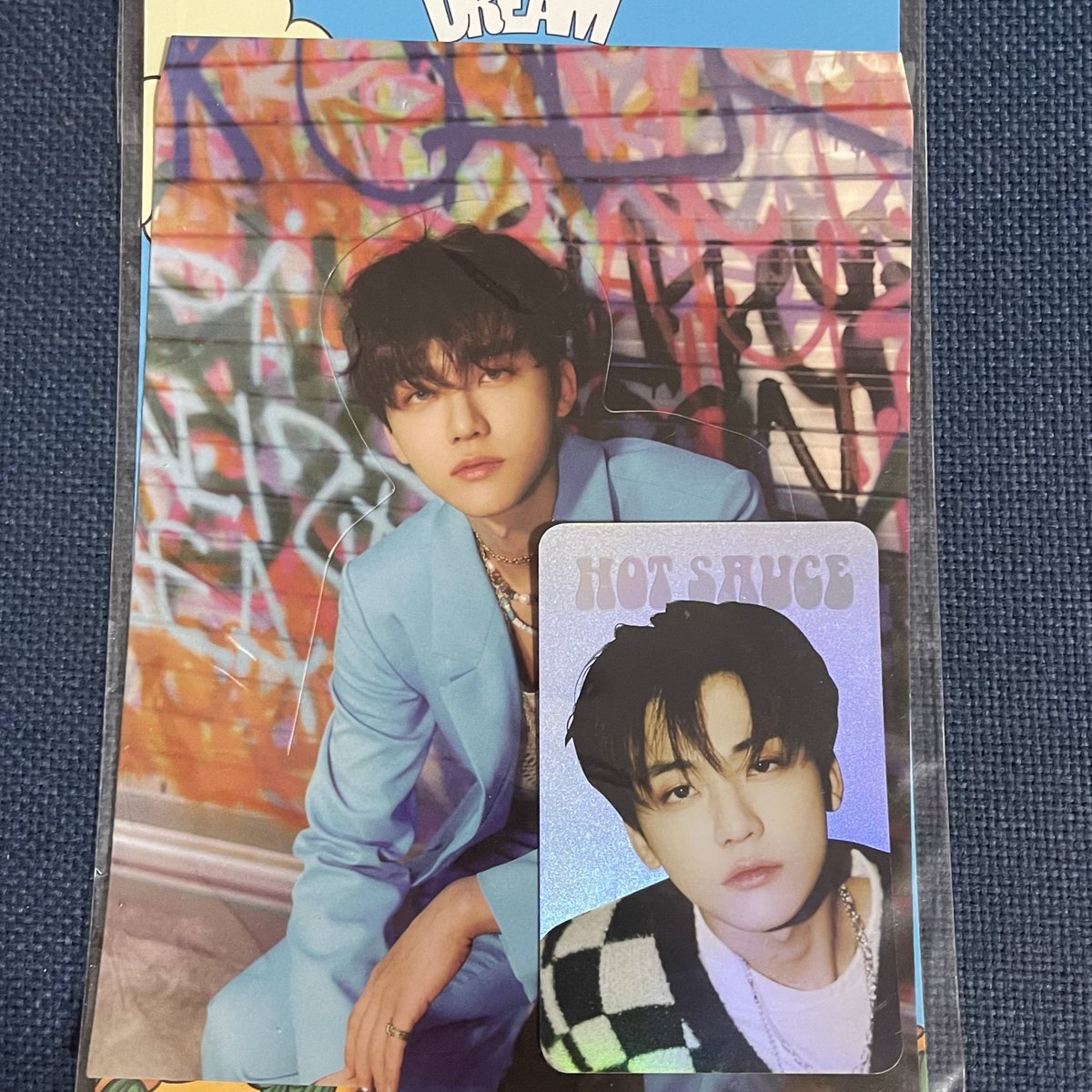 beyourbaecon's tweet photo. hot sauce hologram photocard set แจมิน ไม่เคยแกะ มีตำหนิรอยทับตั้งแต่ได้มาค่ะ
170 ส่งฟรีค่ะ
#ตลาดนัดnct https://t.co/Fn9yXEJX0T