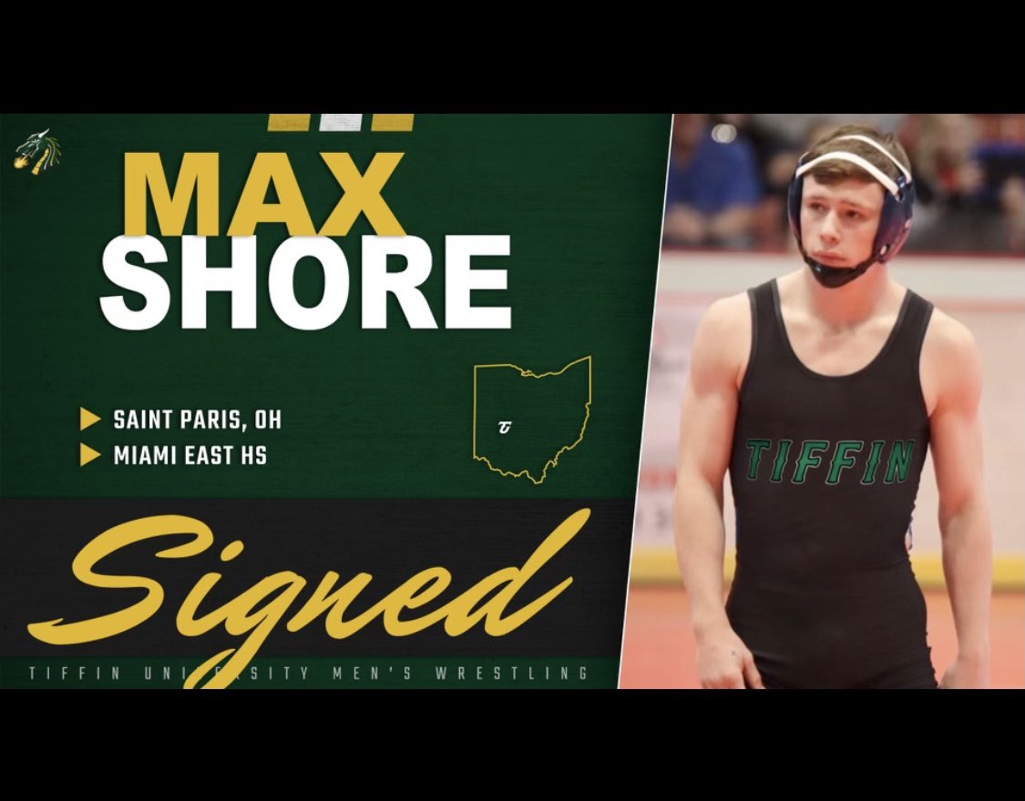 MaximusShore's tweet photo. I’m proud to announce I will be continuing my athletic and academic career career at Tiffin University 🐉 https://t.co/y4bsO5NUXx