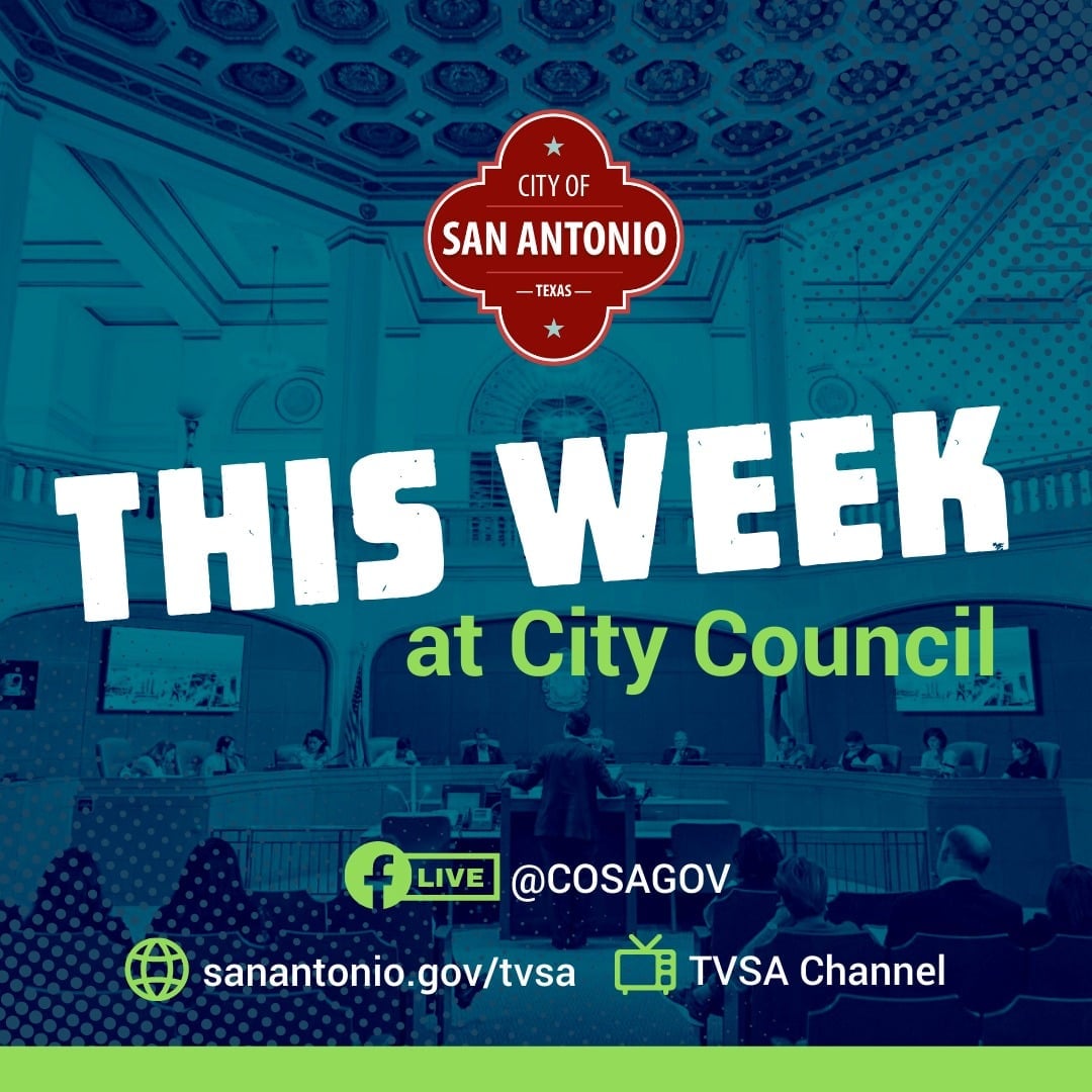 COSAGOV's tweet image. Tune into Council this week!

During Wednesday’s B Session, there will be a VIA Metropolitan Transit Authority Update and Discussion and a Pre-Solicitation High Profile Briefing for On-Site Municipal Solar.

Full Agenda: saspeakup.com