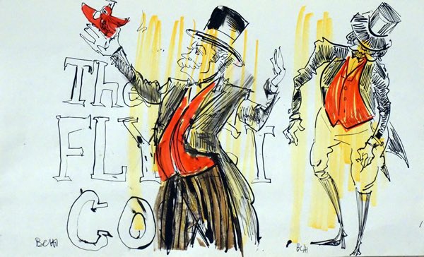 drawingclub_LA's tweet photo. Happy Monday everyone! Today's post goes to 2015, with Steve Jacobsen as our Circus Ringmaster. Drawing is by Brenda Chi! Hope you had a great start of April. #thedrawingclub https://t.co/WMCu5CDaKo