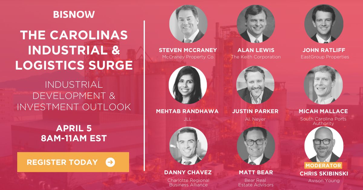 Catch our Triangle Market Leader, Justin Parker, on tomorrow's Carolinas Industrial &amp; Logistics Surge <a href="/Bisnow/">Bisnow</a> panel! Tickets: lnkd.in/ejYg3U3Y #buildingprideinrealestate #bisnow