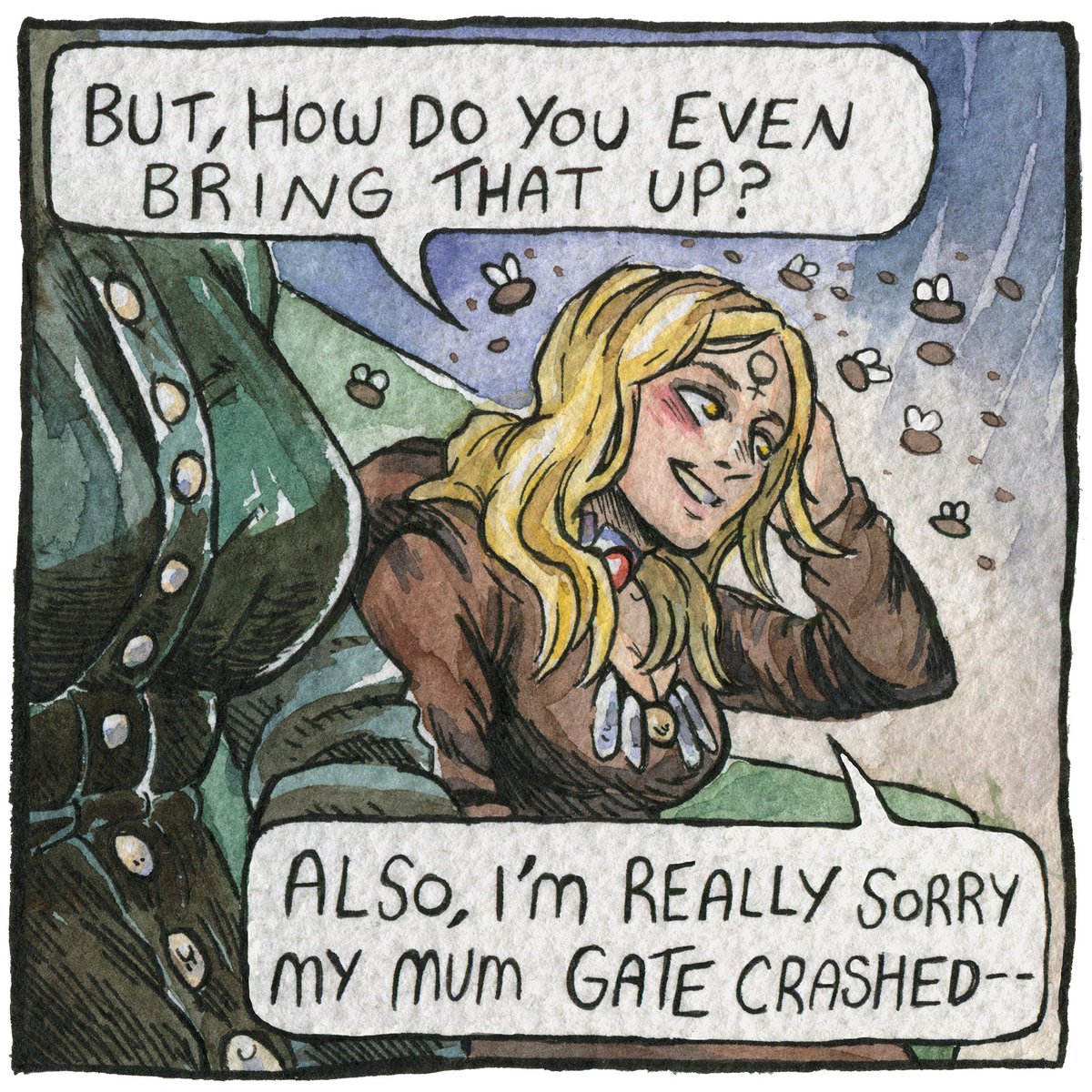 in the aftermath of the pizza date, Bela tries to apologise to Donna ✨
(1/2)
