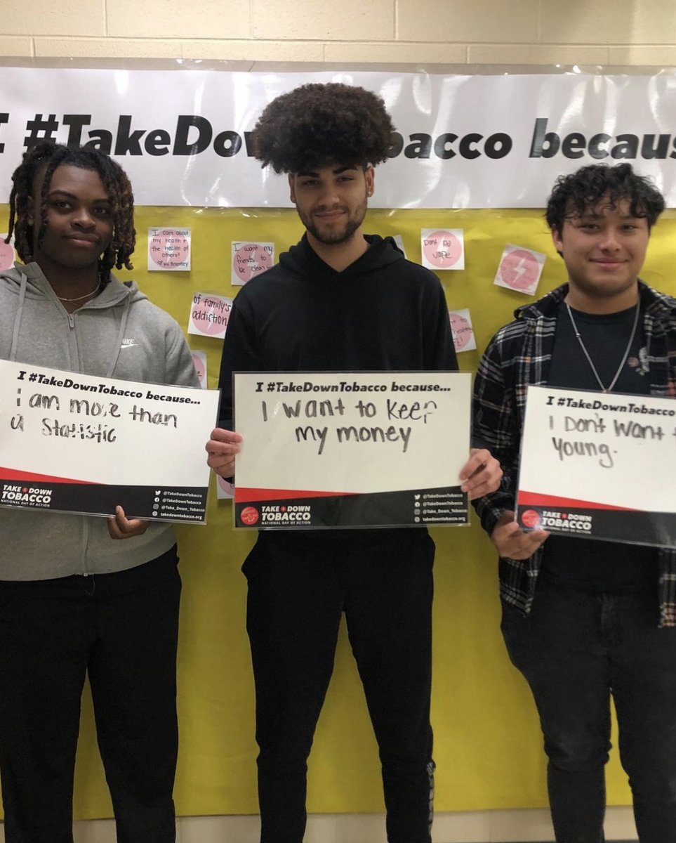 TobaccoFreeKids's tweet image. #TakeDownTobacco National Day of Action was a huge success! It was inspiring to see young people rally with their communities across the country for a tobacco-free generation.
 
The movement continues with @TakeDownTobacco, and sign up to stay involved at takedowntobacco.org!