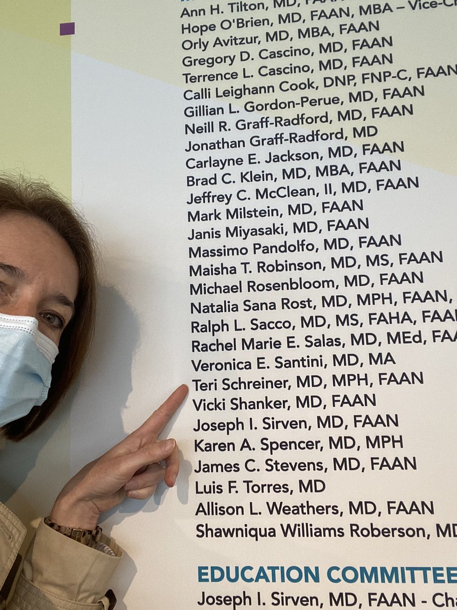 tlsmincher's tweet photo. Happy to be part of the #AAN Meeting Management Committee and seeing our work come together at the Great Neuro Reunion #AANAM. https://t.co/KGEdCHZM3H